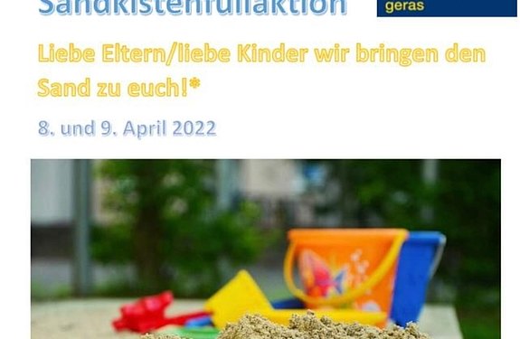 Volkspartei Geras überraschte mit neuer Sandkisten-Füllaktion 